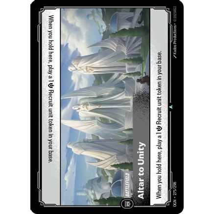 Altar to Unity (275/298) - Origins Foil