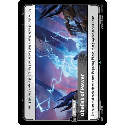 Obelisk of Power (284/298) - Origins Foil