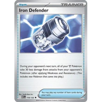Iron Defender 118 - ME01 Mega Evolution Reverse Holofoil