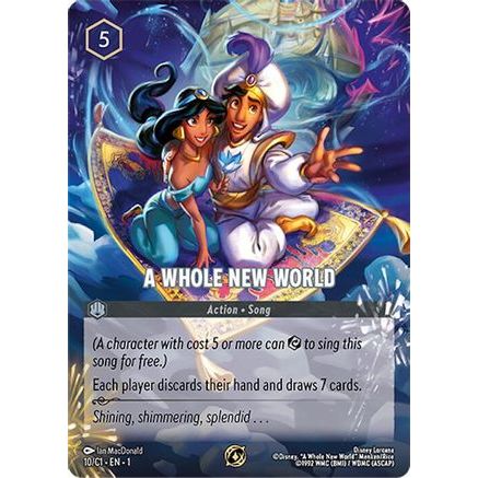 A Whole New World (10) - Disney Lorcana Promo Cards Holofoil