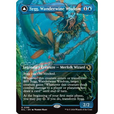 Sygg, Wanderwine Wisdom (Borderless) (ECL-288) - Lorwyn Eclipsed Foil