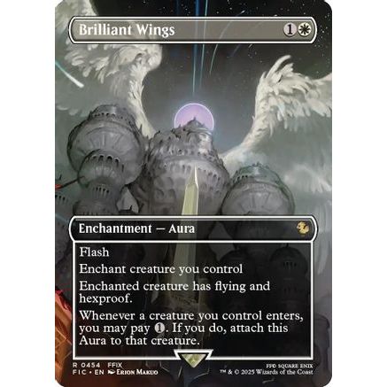 Brilliant Wings (Borderless) (FIC-454) - Commander: FINAL FANTASY