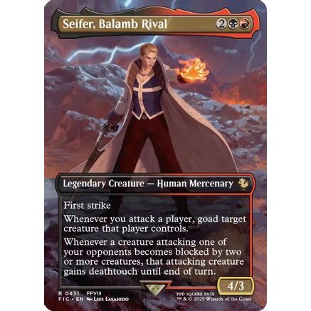 Seifer, Balamb Rival (Borderless) (FIC-451) - Commander: FINAL FANTASY