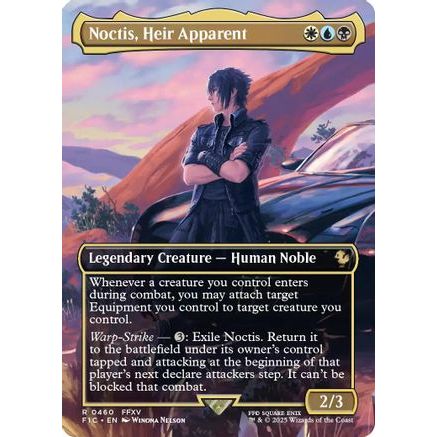 Noctis, Heir Apparent (Borderless) (FIC-460) - Commander: FINAL FANTASY