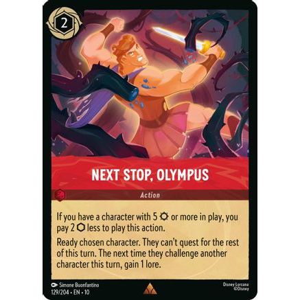 Next Stop, Olympus (129/204) - Whispers in the Well Cold Foil
