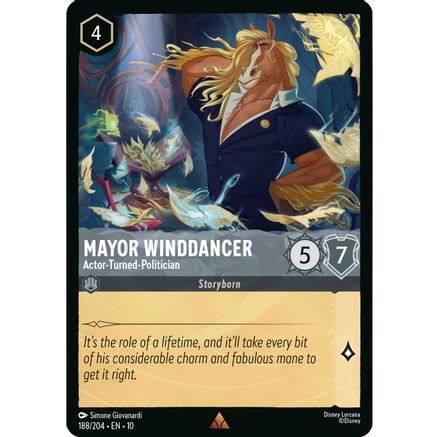 Mayor Winddancer - Actor-Turned-Politician (188/204) - Whispers in the Well Cold Foil