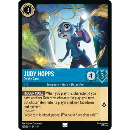 Judy Hopps - On the Case (137/204) - Whispers in the Well Cold Foil