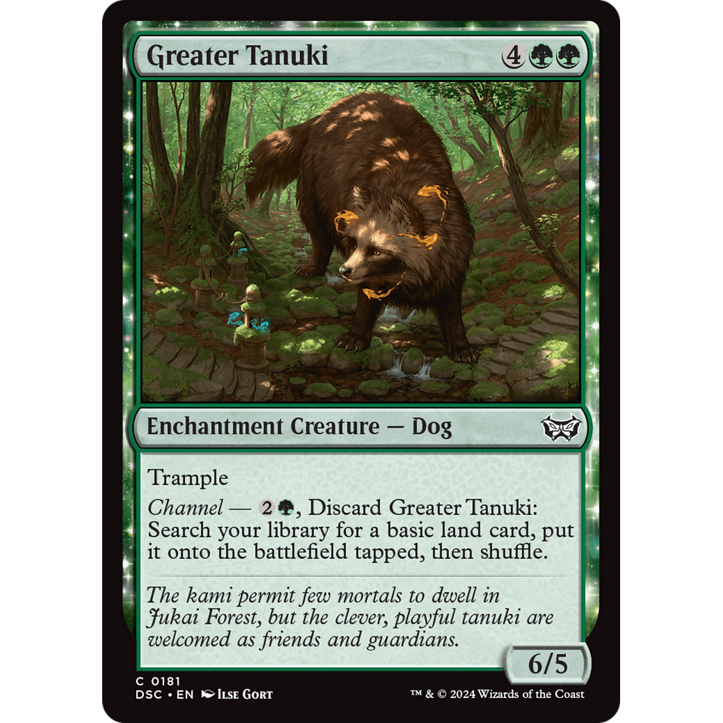 Greater Tanuki (DSC-181) - Duskmourn: House of Horror Commander