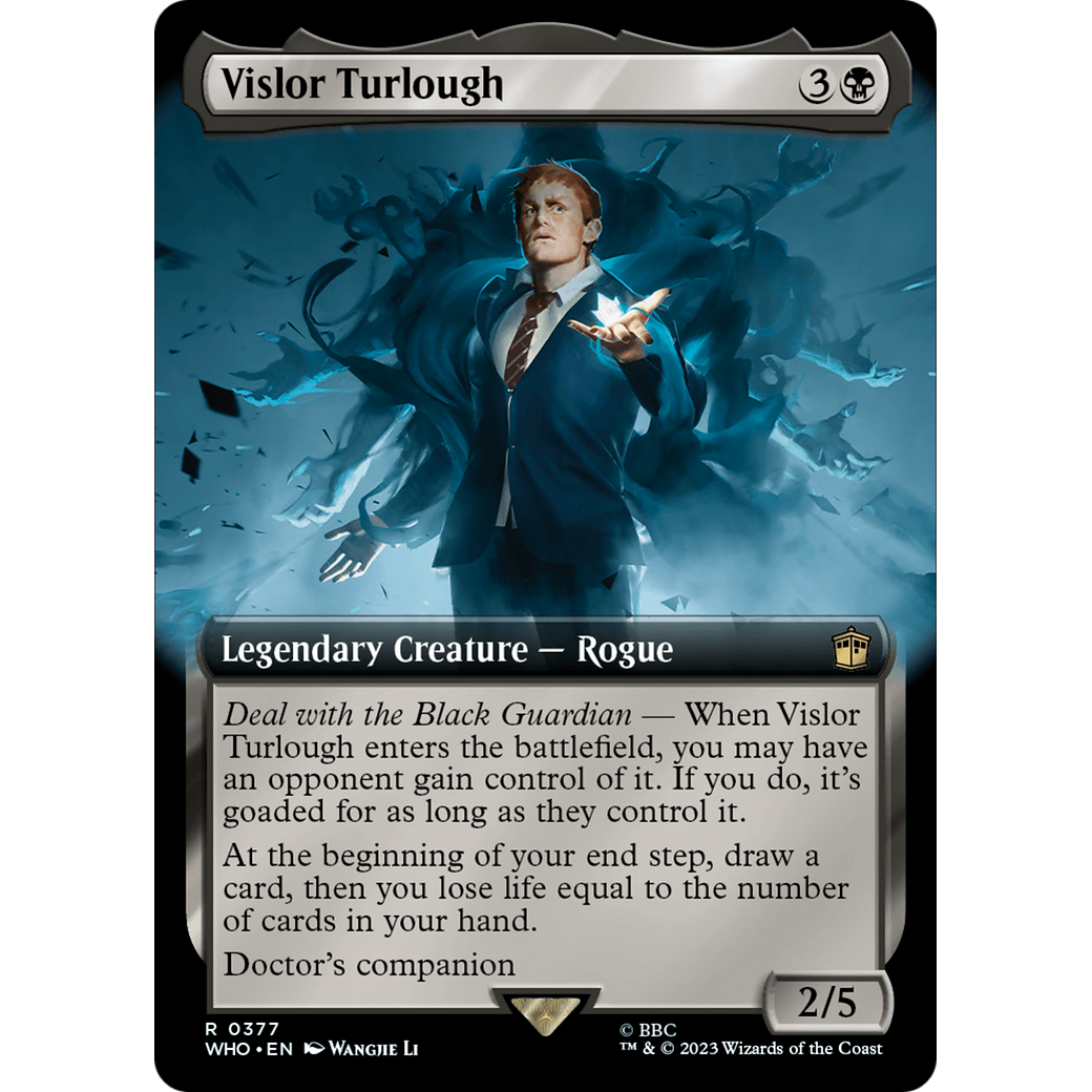 Vislor Turlough (Extended Art) (WHO-377) - Doctor Who: (Extended Art)