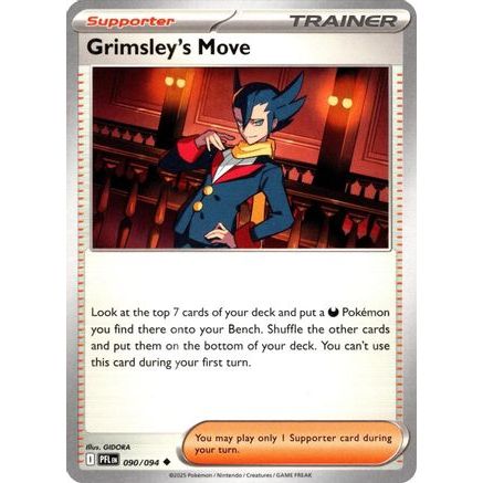 Grimsley's Move 90 - ME02 Phantasmal Flames Reverse Holofoil