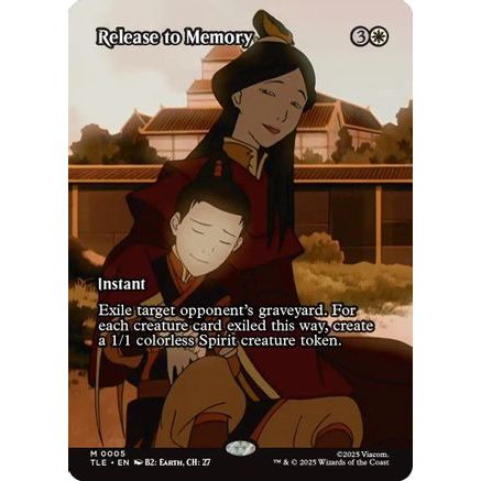 Release to Memory (Borderless) (TLE-005) - Avatar: The Last Airbender: Eternal-Legal