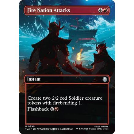 Fire Nation Attacks (Borderless) (TLA-299) - Avatar: The Last Airbender