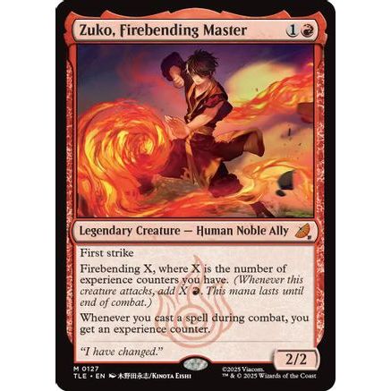 Zuko, Firebending Master (TLE-127) - Avatar: The Last Airbender: Eternal-Legal