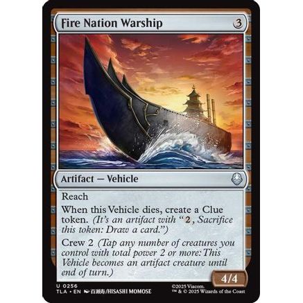 Fire Nation Warship (TLA-256) - Avatar: The Last Airbender Foil