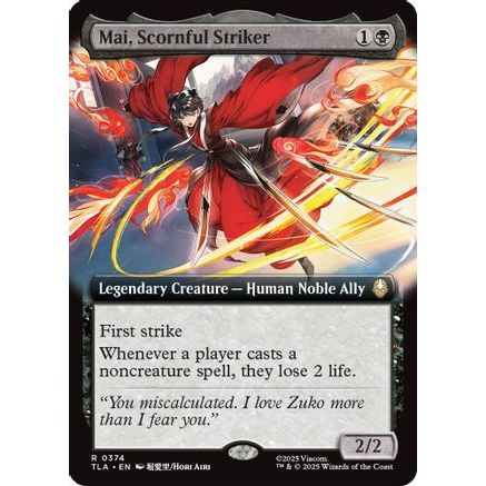 Mai, Scornful Striker (Extended Art) (TLA-374) - Avatar: The Last Airbender