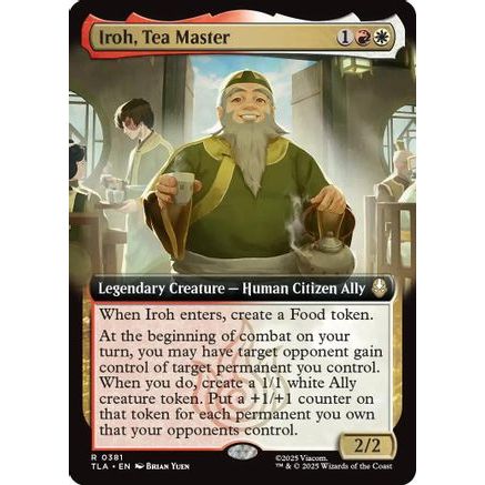 Iroh, Tea Master (Extended Art) (TLA-381) - Avatar: The Last Airbender