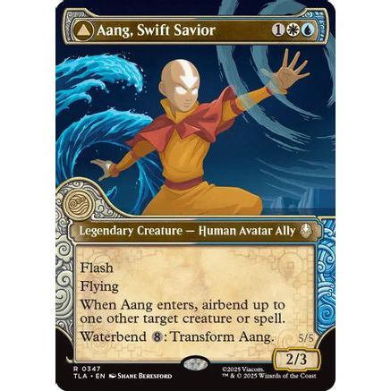 Aang, Swift Savior (Showcase) (TLA-347) - Avatar: The Last Airbender