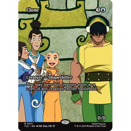 Clone (Borderless) (TLE-011) - Avatar: The Last Airbender: Eternal-Legal Foil
