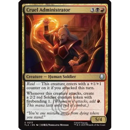 Cruel Administrator (TLA-213) - Avatar: The Last Airbender
