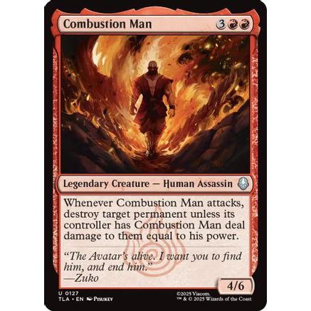 Combustion Man (TLA-127) - Avatar: The Last Airbender Foil