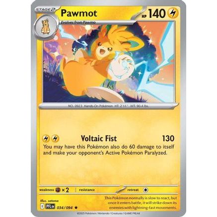 Pawmot 34 - ME02 Phantasmal Flames Holofoil
