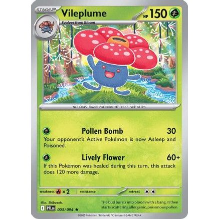 Vileplume 3 - ME02 Phantasmal Flames Holofoil