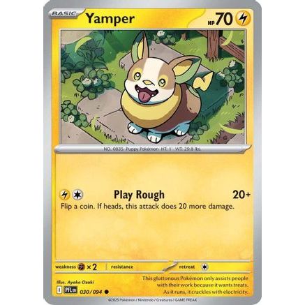 Yamper - 030/094 30 - ME02 Phantasmal Flames Reverse Holofoil