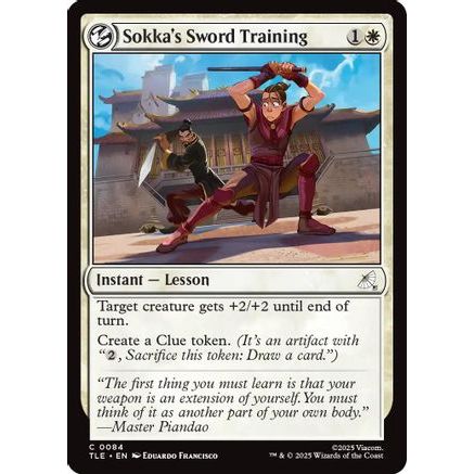 Sokka's Sword Training (TLE-084) - Avatar: The Last Airbender: Eternal-Legal Foil