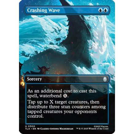 Crashing Wave (Borderless) (TLA-300) - Avatar: The Last Airbender