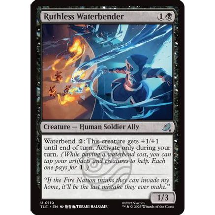 Ruthless Waterbender (TLE-110) - Avatar: The Last Airbender: Eternal-Legal Foil