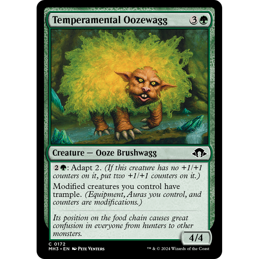 Temperamental Oozewagg (MH3-172) - Modern Horizons 3 Foil