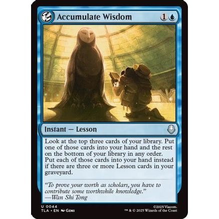 Accumulate Wisdom (TLA-044) - Avatar: The Last Airbender Foil