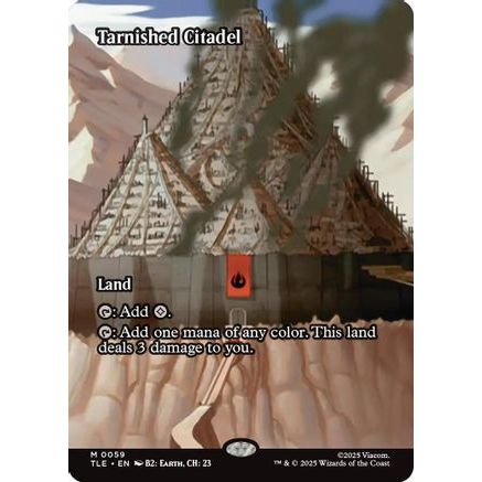 Tarnished Citadel (Borderless) (TLE-059) - Avatar: The Last Airbender: Eternal-Legal