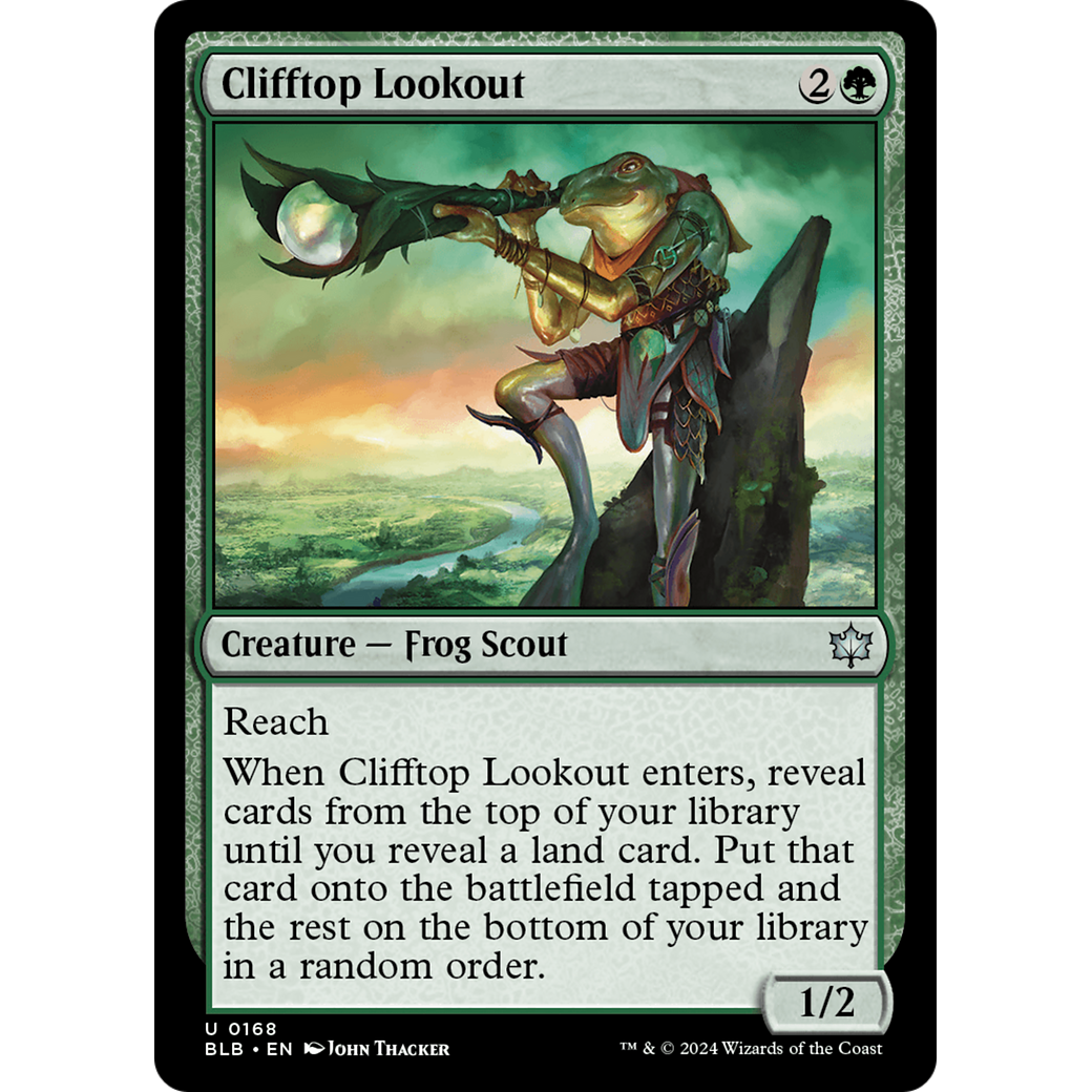 Clifftop Lookout (BLB-168) - Bloomburrow