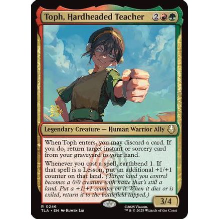 Toph, Hardheaded Teacher (PRE-246) - Prerelease Cards Foil