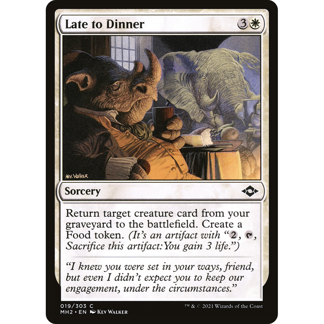 Late to Dinner (MH2-019) - Modern Horizons 2 Foil