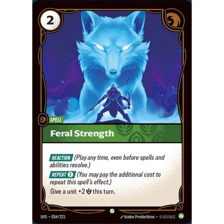 Feral Strength (034/221) - Spiritforged