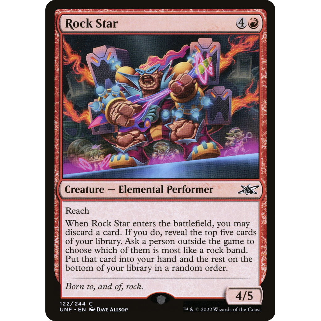Rock Star (UNF-122) - Unfinity Foil