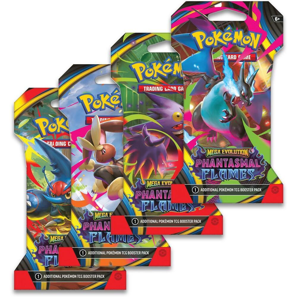 Pokémon TCG: Mega Evolution: Phantasmal Flame: Sleeved Booster Blister [Various Styles]