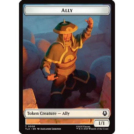 Ally (0006) // Soldier (0002) Double-Sided Token (TLA-6 // 2) - Avatar: The Last Airbender