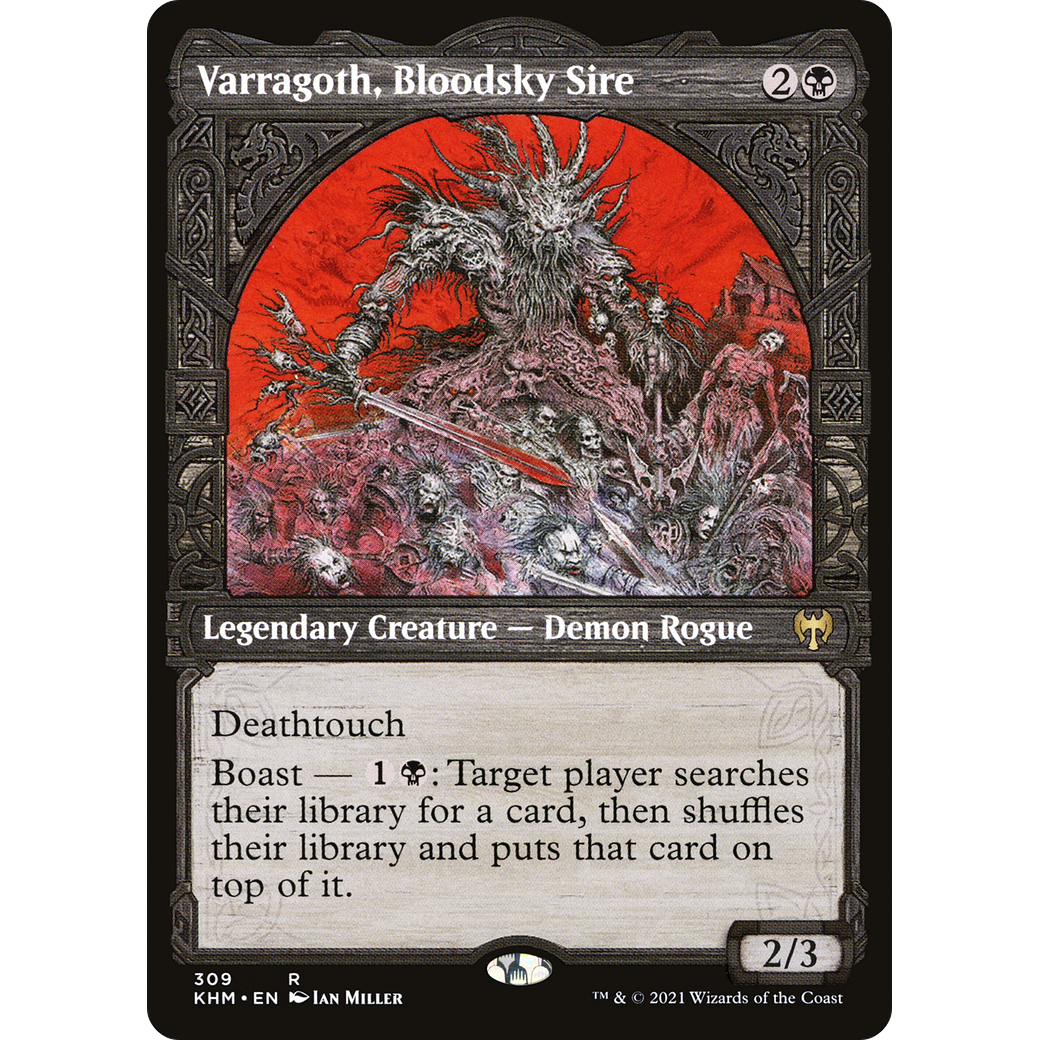 Varragoth, Bloodsky Sire (Showcase) (KHM-309) - Kaldheim: (Showcase) Foil