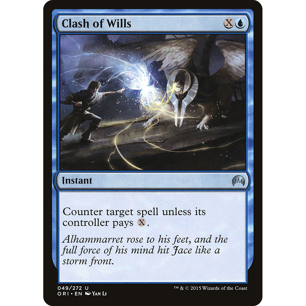 Clash of Wills (ORI-049) - Magic Origins Foil