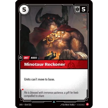 Minotaur Reckoner (014/221) - Spiritforged Foil