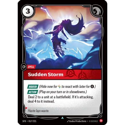 Sudden Storm (017/221) - Spiritforged