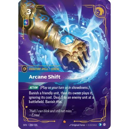 Arcane Shift (200/221) - Spiritforged Foil