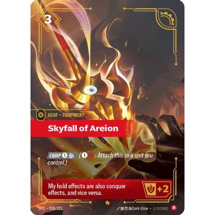 Skyfall of Areion (030/221) - Spiritforged Foil
