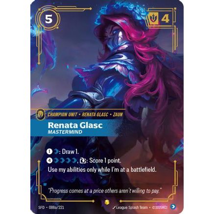 Renata Glasc - Mastermind (Alternate Art) (088a/221) - Spiritforged Foil
