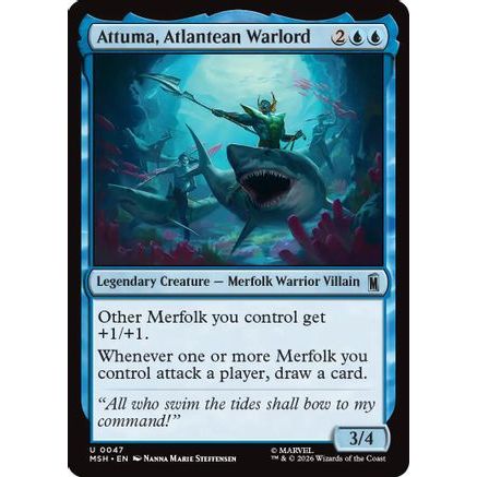 Attuma, Atlantean Warlord (MSH-047) - Marvel Super Heroes