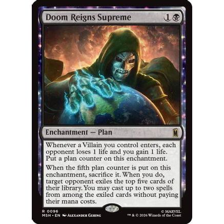 Doom Reigns Supreme (MSH-096) - Marvel Super Heroes Foil