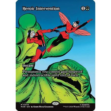 Heroic Intervention (0079) (Borderless) (MAR-079) - Marvel Universe Eternal-Legal